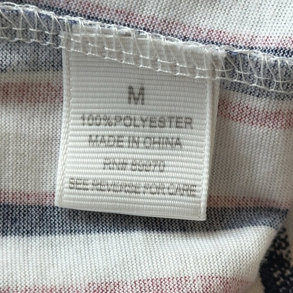 Eden & Olivia red, white, and blue button-down shirt, size M - Picture 10 of 11